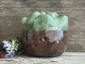 Chestnut nature spirit sculpture | Shinto, shamanism totem, autumn, fall