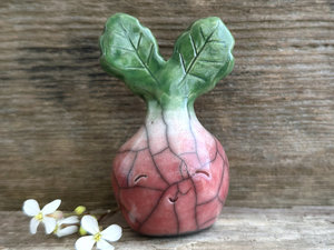 Happy radish spirit nature guardian statue no2 | Shinto sculpture, shamanism totem
