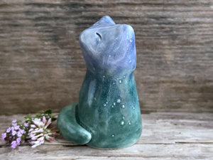 Earth and sky spirit fox kami kitsune sculpture | Shamanism, Shinto Inari shrine