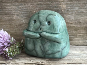 Quiet wood kodama nature tree spirit sculpture | Shinto guardian statue, shamanism totem