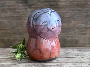 Gentle Jizo dusk heart guardian statue | Shinto kamidana shrine friend