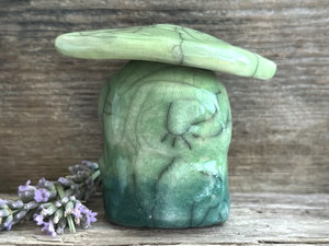 Gentle nature guardian sculpture | Shinto shamanism earth spirit kami statue