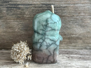 Warrior spirit earth guardian raku sculpture | Shinto shrine statue, shamanism statue