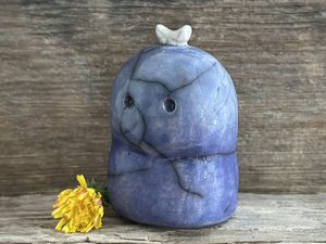 Midnight moon nature spirit kodama guardian sculpture | Shinto, shamanism