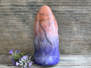 Evening spirit kami, nature elemental guardian sculpture | Shinto, shamanism totem statue