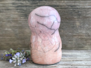 Gentle bird of wisdom nature spirit guardian sculpture | Shinto shrine, shamanism totem