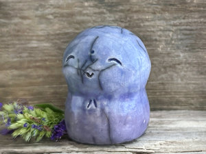 Gentle nighttime Jizo guardian statue | Shinto kamidana shrine friend