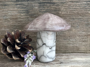 Mushroom kami nature spirit sculpture | autumn, fall, forestcore decoration