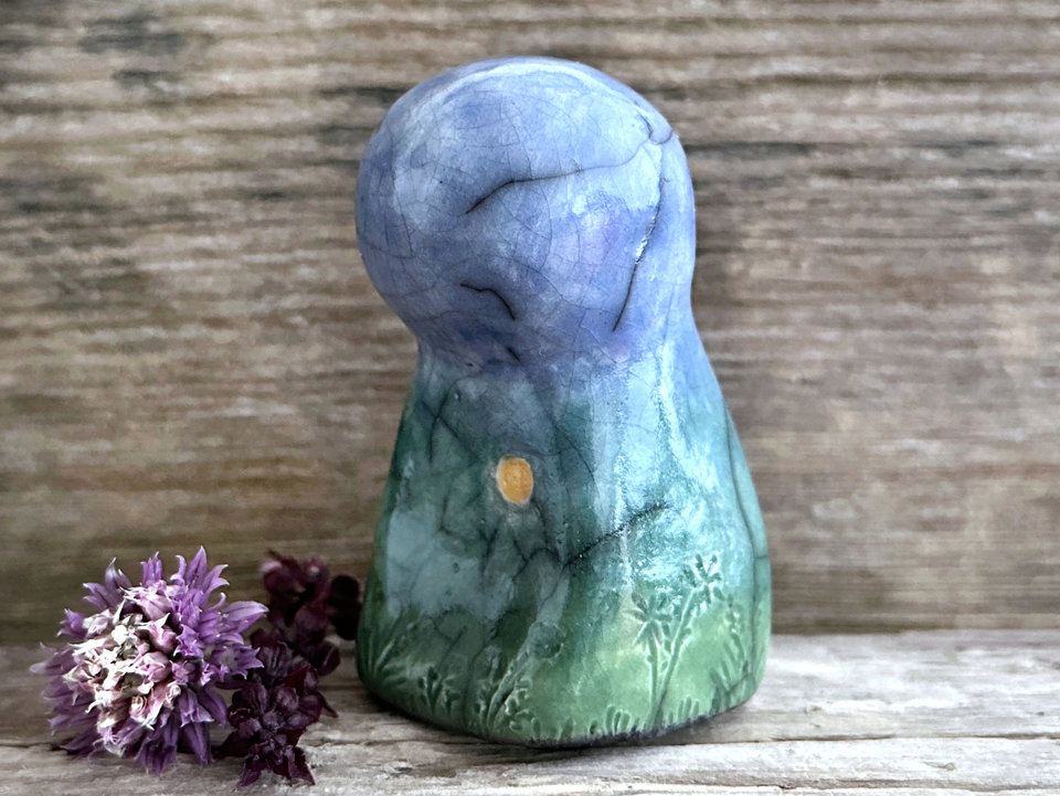 Earth spirit kami nature spirit sculpture | Shinto shamanism gaia statue