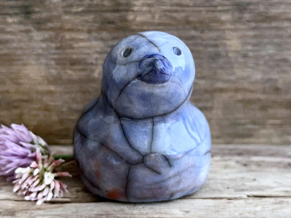 RESERVED: Bird of comfort nature spirit guardian sculpture | Shinto shrine, shamanism totem