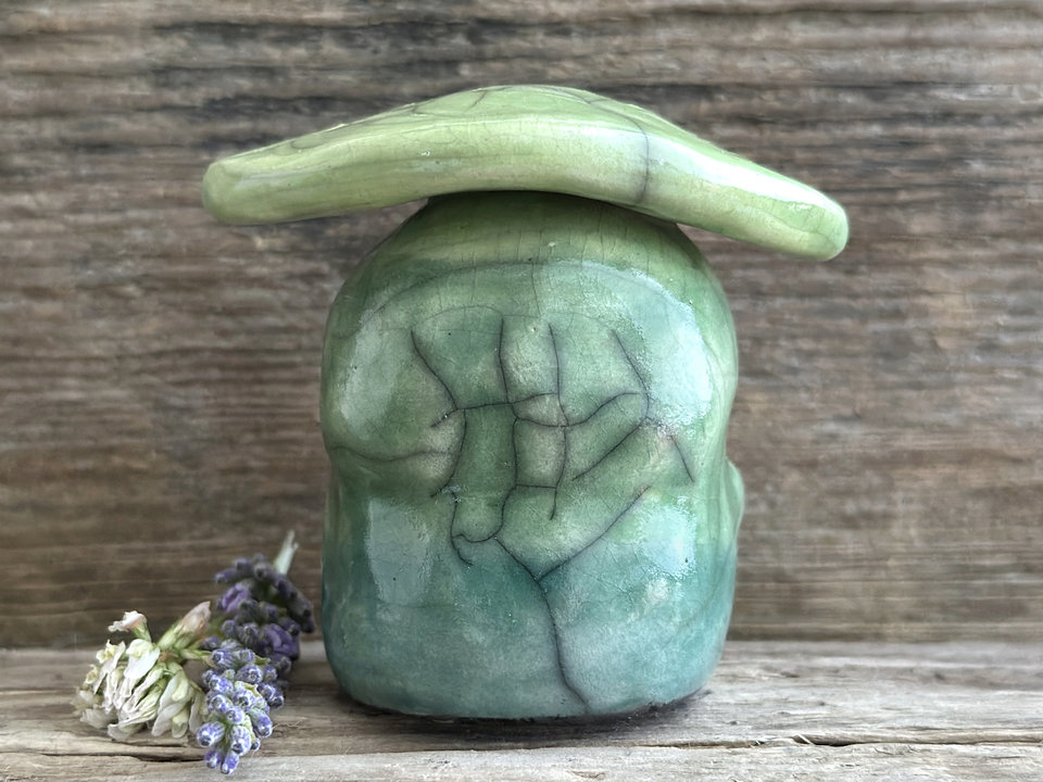 Strong nature guardian statue | Shinto shamanism earth spirit kami sculpture