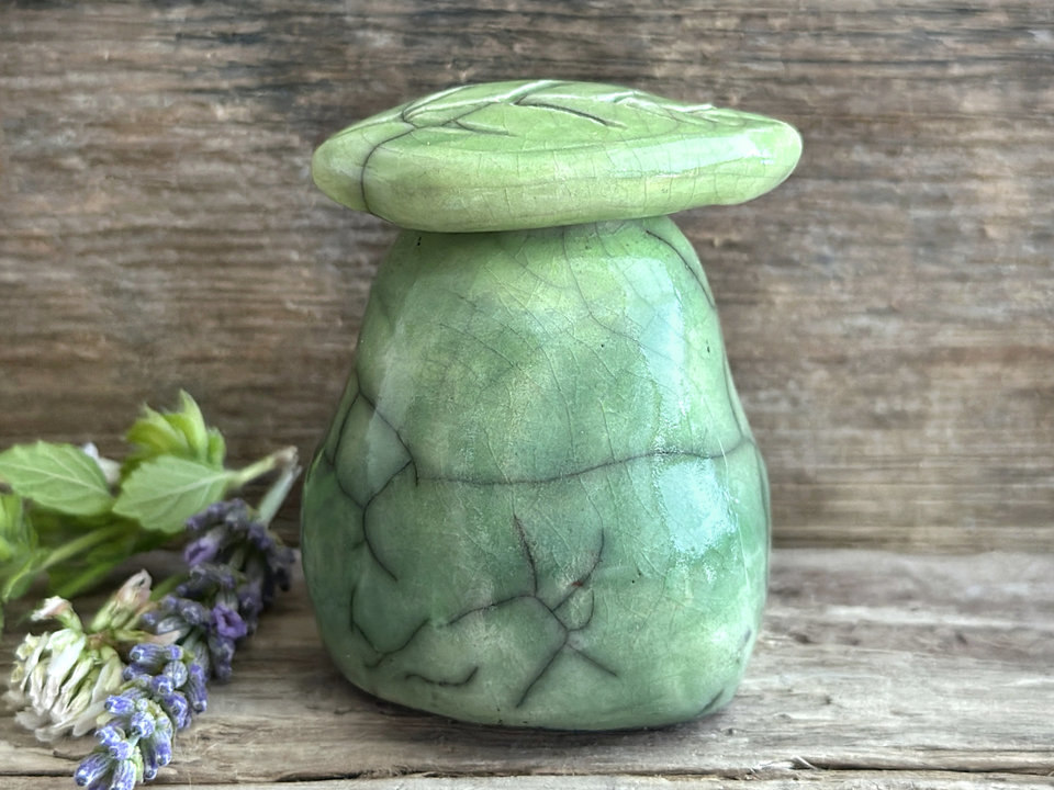 Nature spirit a bit like a pear | Shinto shamanism earth spirit kami sculpture