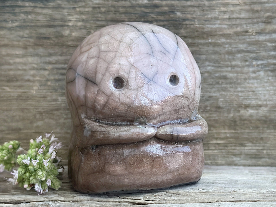 Quiet forest kodama nature spirit raku kami sculpture | shamanism totem, Shinto guardian
