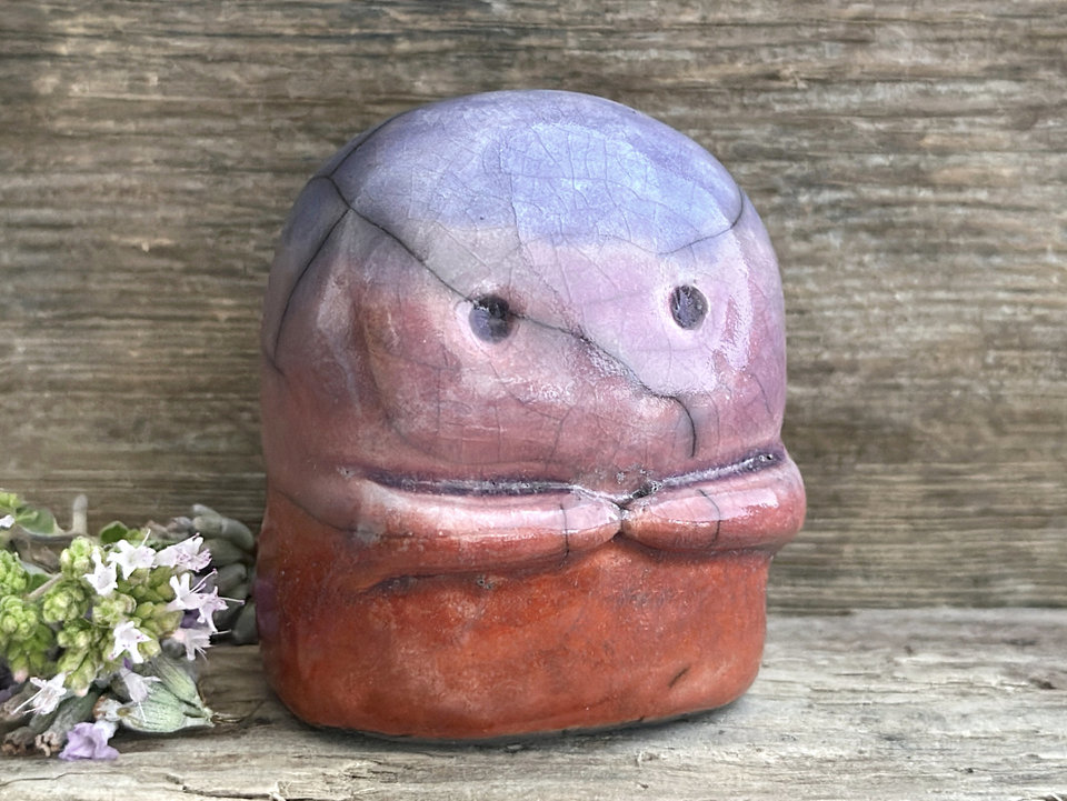 Sunset kodama forest nature spirit raku kami sculpture | shamanism totem, Shinto guardian