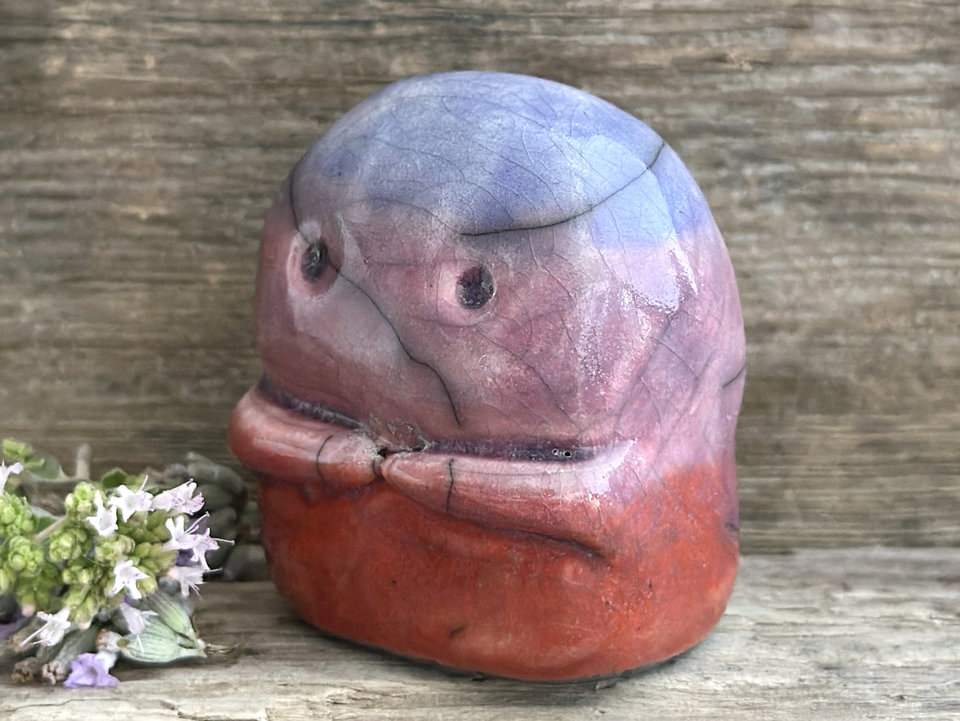 Sunset kodama forest nature spirit raku kami sculpture | shamanism totem, Shinto guardian