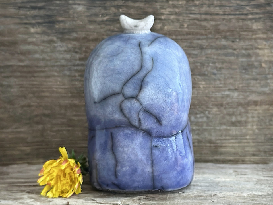 Midnight moon nature spirit kodama guardian sculpture | Shinto, shamanism