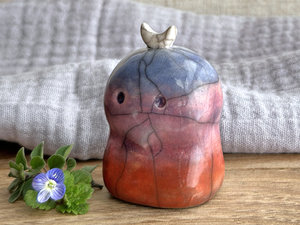 Dusk moon nature spirit kodama guardian sculpture | Shinto, shamanism totem