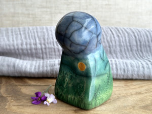 Earth spirit kami nature spirit sculpture | Shinto shamanism gaia statue