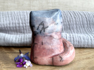 Evening kitsune fox raku sculpture | Shinto Inari, shamanism totem