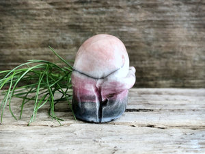Genderfluid pride spirit sculpture | cute LGBTQ+ queer statue, guardian