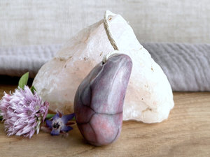 Droplet hanging sculpture (violet & mauve)