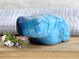 Bear of recovery and acceptance nature spirit statue | Shinto shamanism sculpture