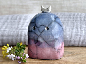 Dawn moon nature spirit kodama guardian sculpture | Shinto, shamanism