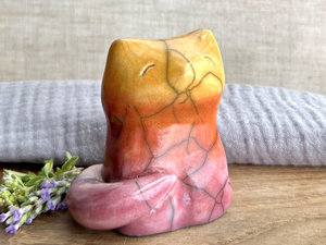 Sunrise kitsune fox kami nature spirit | Shinto sculpture, shamanism totem