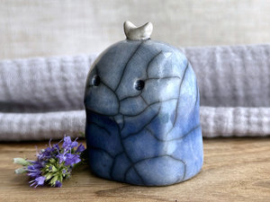 Dark sky moon nature spirit kodama guardian sculpture | Shinto, shamanism