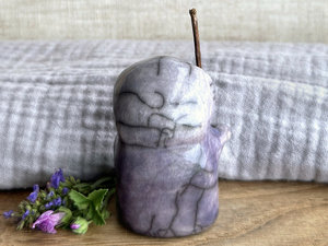 Warrior spirit earth guardian raku sculpture | Shinto shrine statue, shamanism statue