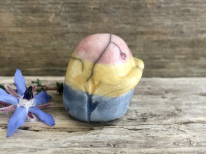 Pansexual pride spirit sculpture | cute LGBTQ+ queer statue, guardian