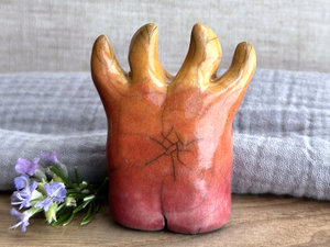 Creature of autumn fire (friend) | Shinto sculpture, shamanism totem