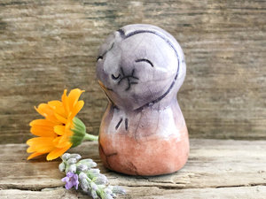 Gentle Jizo evening heart guardian statue | Shinto kamidana shrine friend
