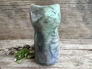 Earth spirit fox kami kitsune sculpture | Shamanism, Shinto Inari shrine