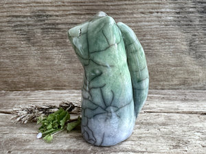 Earth spirit fox kami kitsune sculpture | Shamanism, Shinto Inari shrine