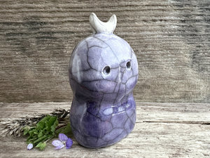 Dark sky moon nature spirit kodama guardian sculpture | Shinto, shamanism
