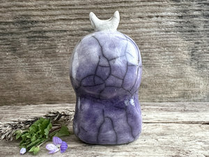 Dark sky moon nature spirit kodama guardian sculpture | Shinto, shamanism