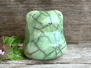 Spring frog nature spirit kami sculpture | Shinto statue, shamanism totem