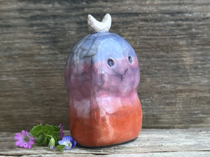 Sunrise moon nature spirit kodama guardian sculpture | Shinto, shamanism