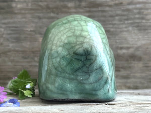 Gentle kodama tree & nature spirit kami sculpture | Shinto guardian statue, shamanism