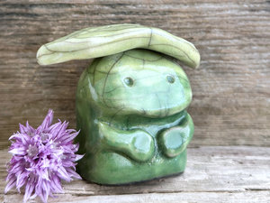 Gentle nature guardian statue | Shinto shamanism earth spirit kami sculpture