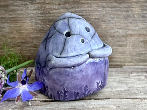 Gentle night elemental plant spirit folk art guardian sculpture | Shinto, shamanism statue