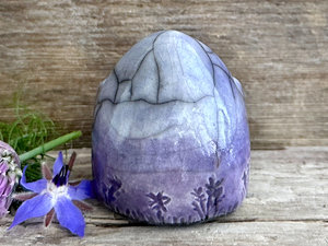 Gentle night elemental plant spirit folk art guardian sculpture | Shinto, shamanism statue
