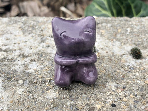 Teddy bear comfort guardian spirit statue | Shinto, shamanism, pagan, altar, kamidana shrine | animal guide, protector, friend, totem