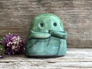 Kodama tree & nature spirit kami sculpture | Shinto guardian statue, shamanism totem