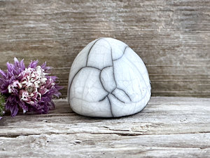 Gentle owl nature spirit kami raku sculpture | shamanism totem, Shinto kamidana shrine