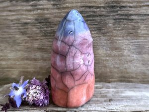 Evening spirit kami, nature elemental guardian sculpture | Shinto, shamanism totem statue