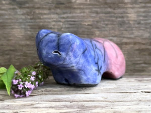 Twilight bear guardian spirit sculpture | Shinto shrine, shamanism totem