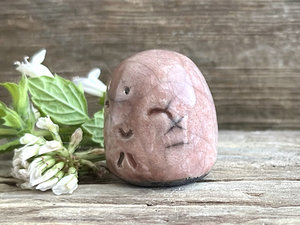 Tiny Jizo of summer calm | Shinto talisman sculpture, guardian statue