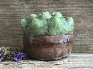 Chestnut nature spirit sculpture no.2 | Shinto, shamanism totem, autumn, fall